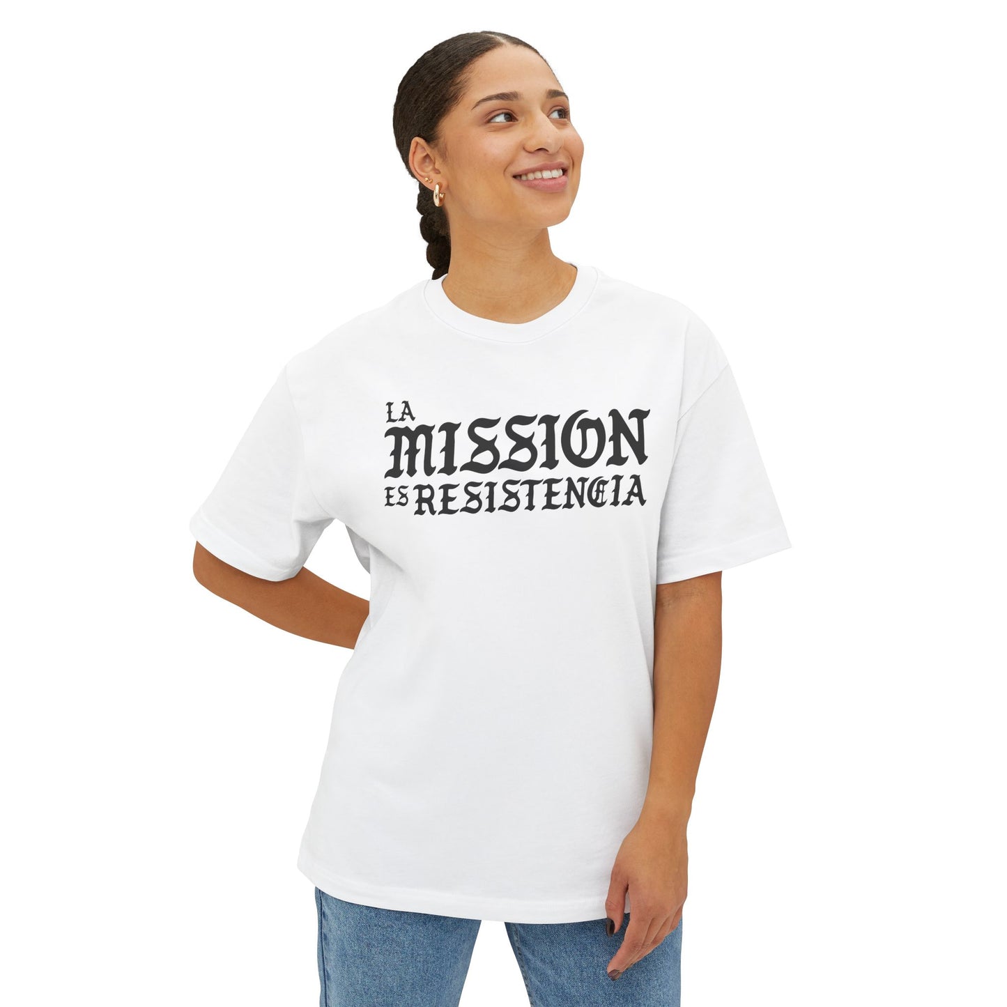 La Mission es Resistencia - Camiseta Oversized Unisex