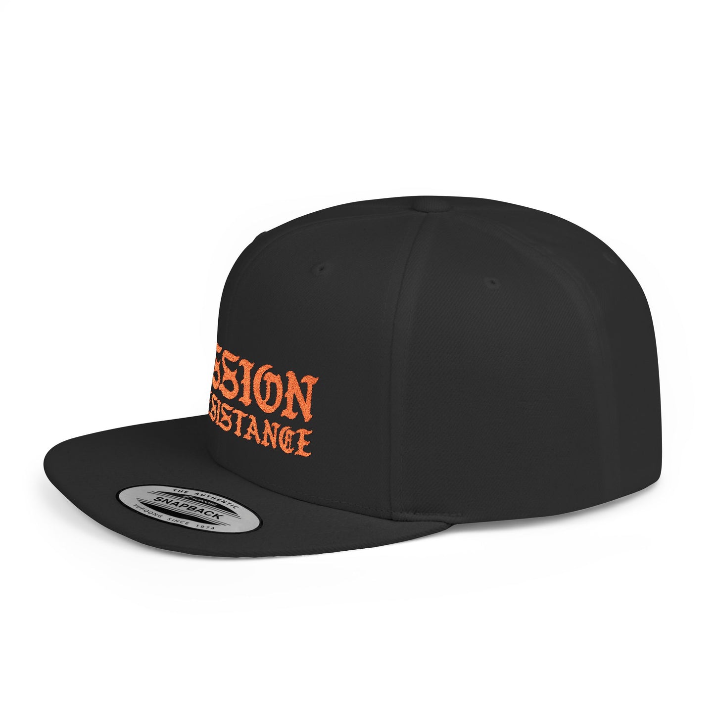 The Mission is Resistance - Embroidered Flat Bill Snapback Hat